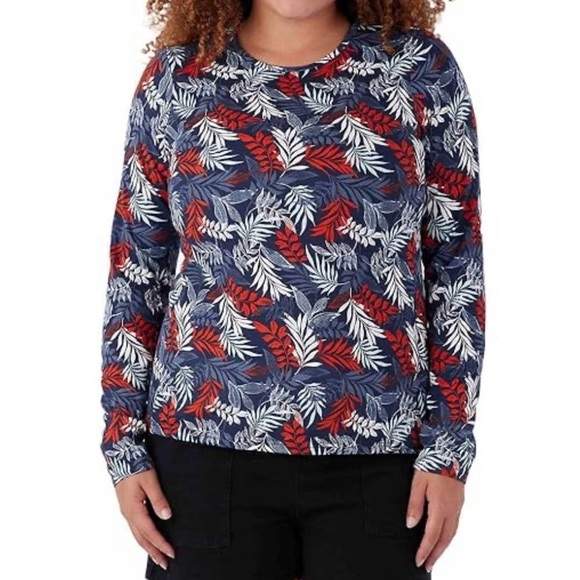 Hang Ten Womens Sunray UPF 50 Size Small Floral Shirt UV Protection - Picture 4 of 9